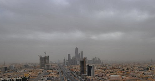 كتلة هوائية باردة على الجزء الغربي والأوسط من شمال وغرب ووسط المملكة