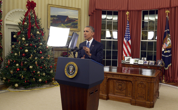 الرئيس الأمريكي : "داعش" لا تمثل الإسلام .. أنهم بلطجية وقتلة