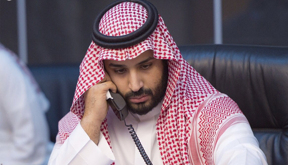 ولي ولي العهد يبحث مع وزير الخارجية الأمريكي أوضاع الشرق الأوسط