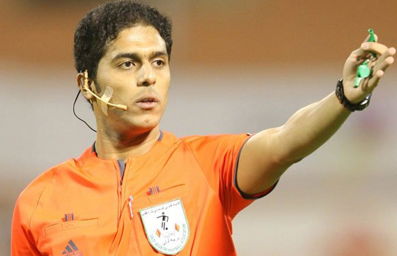 فهد المرداسي يتوج بجائزة محمد بن راشد كأفضل حكم عربي لعام 2015