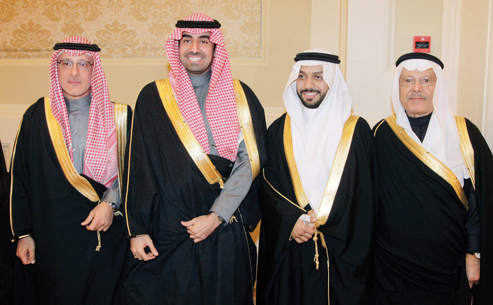 عبدالله باحمدان يحتفل بزواج نجله مهند