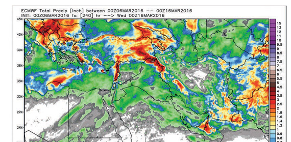 استمرار فرص هطول الأمطار .. اليوم