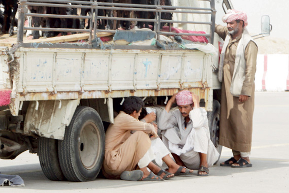 وصلت درجات الحرارة إلى مستويات مرتفعة جدا. تصوير: خالد الخميس - «الاقتصادية»