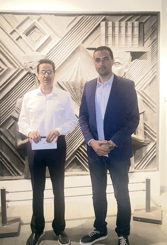 آخر ظهور للدكتور العسكر في مكتبة الإسكندرية.«الاقتصادية»