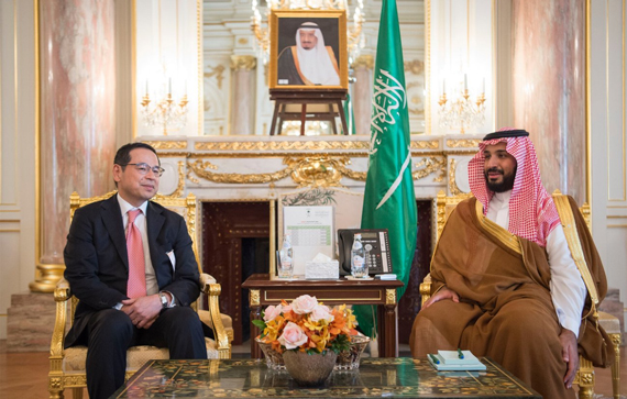 ولي ولي العهد يبحث مع بورصة اليابان فرص الاستثمار في المملكة