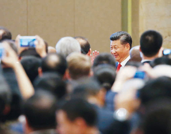 الرئيس الصيني يصل لحضور قمة أعمال مجموعة العشرين فى هانغجو. "الفرنسية"