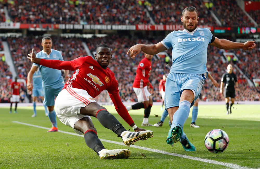 ستوك سيتي يفرض التعادل على مانشستر يونايتد