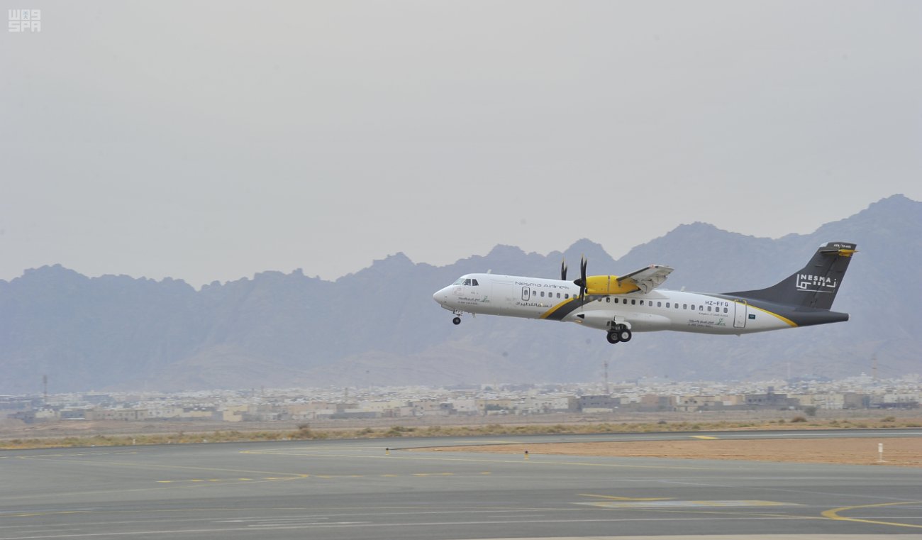 انطلاق أول رحلات مطار حائل المحوري للمناطق الشمالية