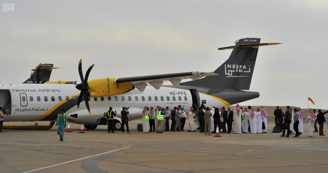 انطلاق أول رحلات مطار حائل المحوري للمناطق الشمالية