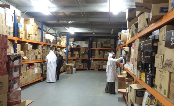 شملت الحملة 452 مستودعا ومخزنا للمواد الغذائية."الاقتصادية"
