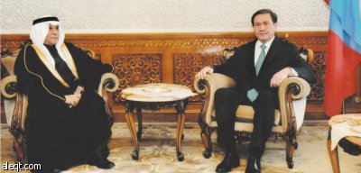 السفير السعودي في منغوليا يقدم أوراق اعتماده