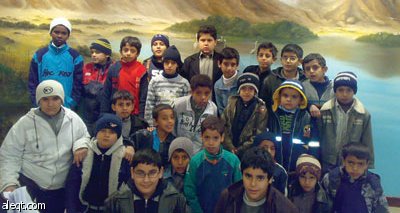 طلاب شعبة يزورون مركز الزوار في " حماية الحياة الفطرية"