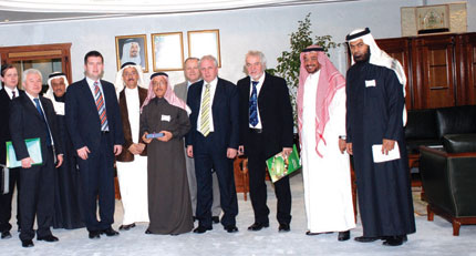 السديري يستقبل رئيس البرلمان التشيكي