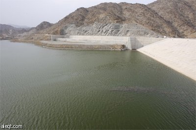 نظرة لسد وادي مربه في منطقة عسير.