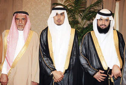 الربيق والشعلان يحتفلان بـ"سامي"