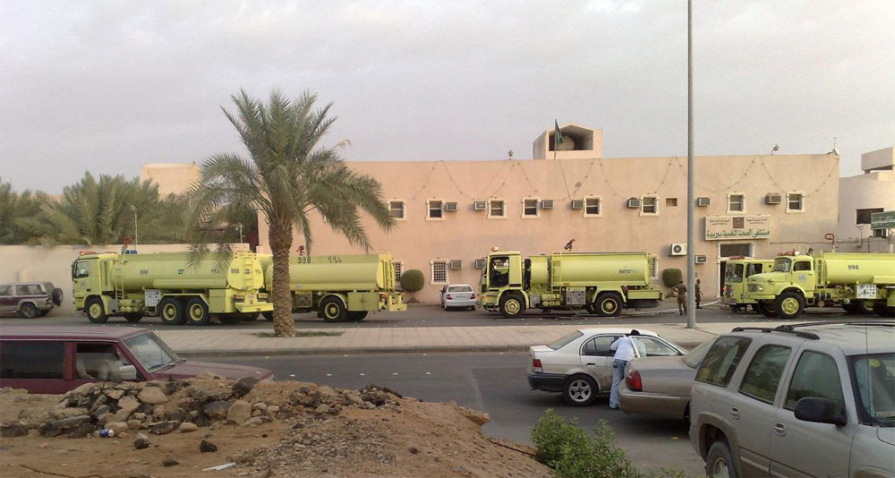 أهالي القصيم يشيعون ضحايا حريق مستشفى الصحة النفسية