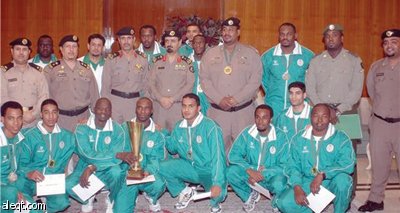 مدير الأمن العام يستقبل أبطال الشرطة العربية لألعاب القوى