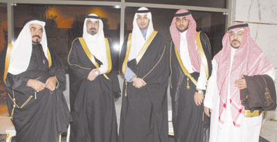 الأمير نايف بن سلمان يشرف حفل زواج آل عرفج