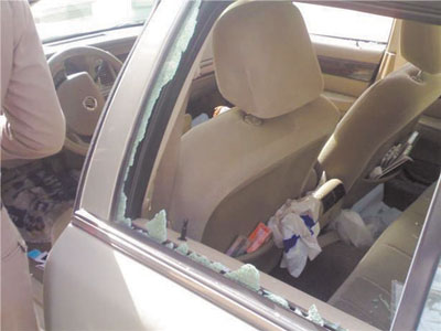 حوادث الاعتداء على المعلمين تعود.. والضحية سيارة الجهني