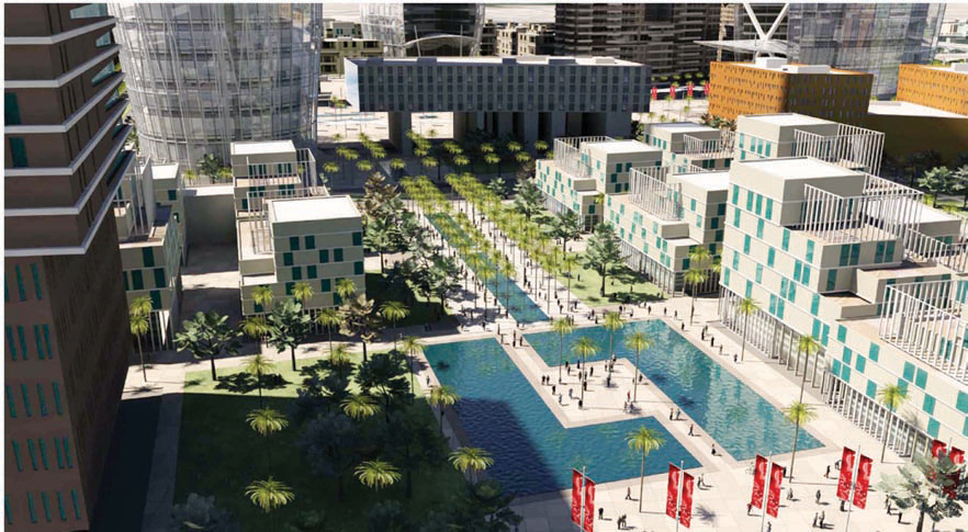 تحويل «الظهيرة» إلى منطقة اجتماعية واقتصادية والكشف عن أبراجها التجارية