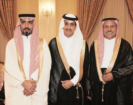 عبد الرحمن بن معمر يحتفل بزواج نجله سلطان