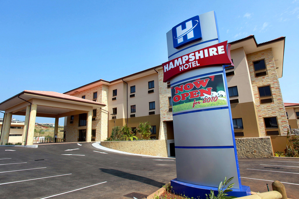 فندق هامبشاير في مدينة ديربان سيكون مقر إقامة المنتخب النيجيري خلال نهائيات كأس العالم 2010 في جنوب إفريقيا.