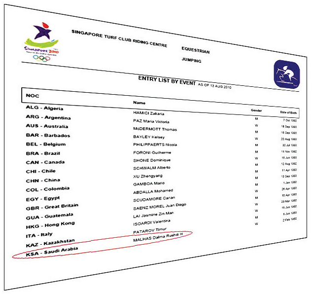 دلما محسن .. أول سعودية تقتحم الأولمبياد