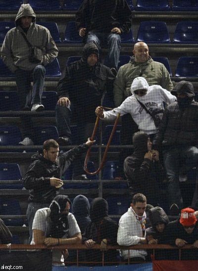 إلغاء مباراة إيطاليا وصربيا في تصفيات أمم أوروبا بسبب شغب الجماهير