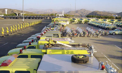 «الدفاع المدني» يباشر مهامه في موسم الحج بـ 13 ألف ضابط وفرد و 4 آلاف آلية