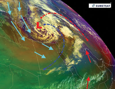 منخفض جوي يضرب تركيا والشام خلال يومين مصحوبا بأمطار شديدة