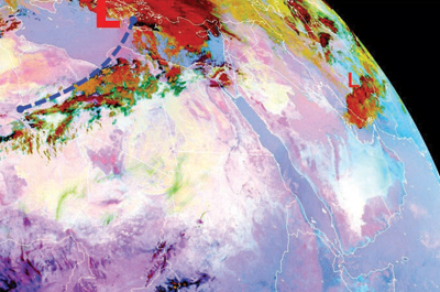 منخفض حركي يتقدم اليوم .. وأمطار متوقعة على الرياض والشرقية غدا