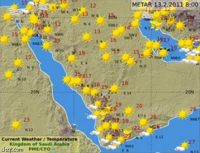 استمرار العوالق الترابية على شرق المملكة