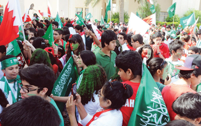 خميس أخضر في البحرين .. تقديراً للسعودية