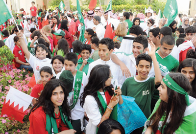 خميس أخضر في البحرين .. تقديراً للسعودية