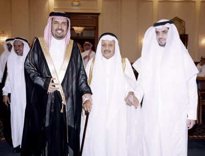 سليمان الحمد يحتفل بزفاف كريمته إلى سعود العتيقي