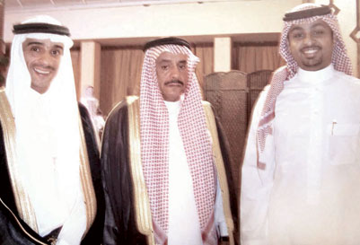 سليمان الحمد يحتفل بزفاف كريمته إلى سعود العتيقي