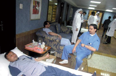 فندق دار التوحيد مكة ينظم حملة التبرع بالدم