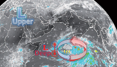 تقلبات قوية للطقس.. منخفض جوي ينذر بأمطار غزيرة على السعودية