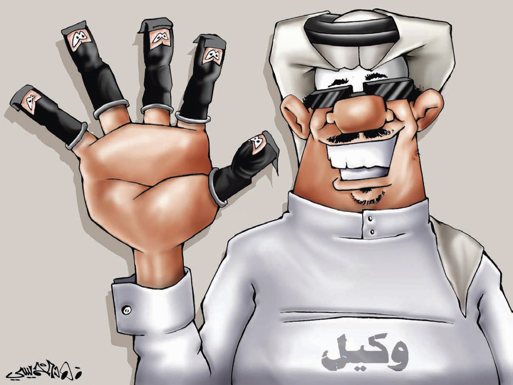 كاريكاتير 2012/1/8