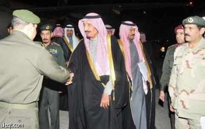 وزير الدفاع يصل تبوك