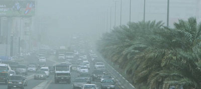 البرد يرافق الغبار..والموجة تمتد إلى الجنوب