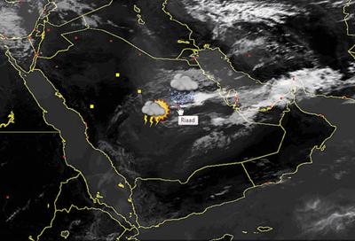 توقعات عالمية .. العاصمة لها النصيب الأكبر من الأمطار