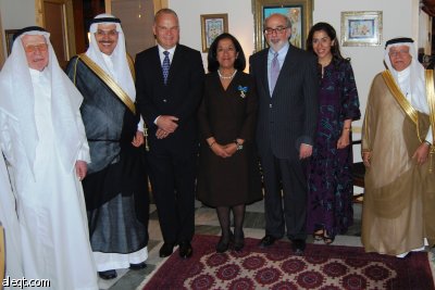 لبنى العليان أول امرأة سعودية تنال الوسام الملكي السويدي