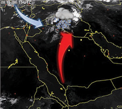 أمطار مستمرة في الشمال والمرتفعات السعودية