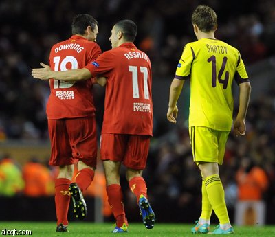 اتليتيكو وانتر وليفربول وليون يحققون الفوز في الجولة الثالثة من الدوري الأوروبي