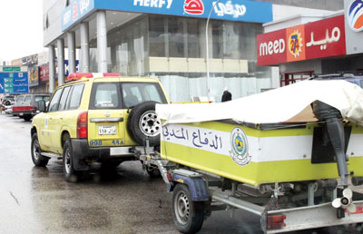 أمطار الرياض: حوادث ورحلات للبر
