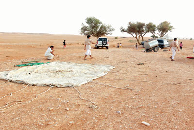 أمطار الرياض: حوادث ورحلات للبر