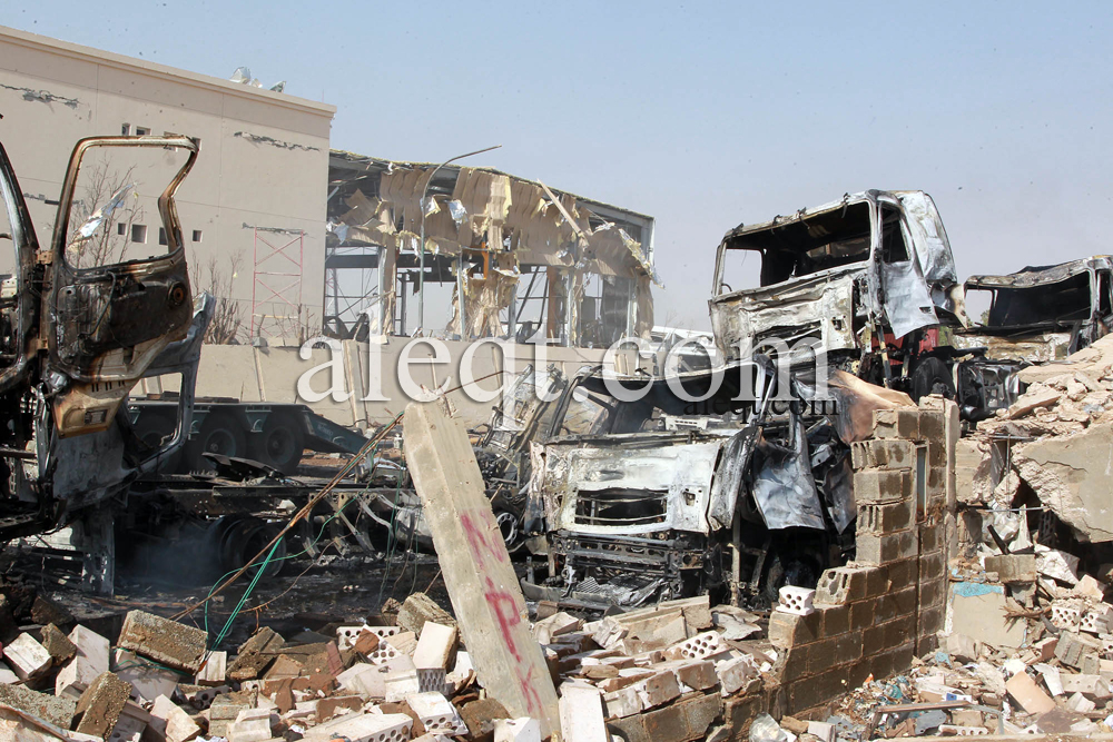 قصة مصورة .. خادم الحرمين يوجه بمتابعة المصابين في حادث انفجار شاحنة الغاز