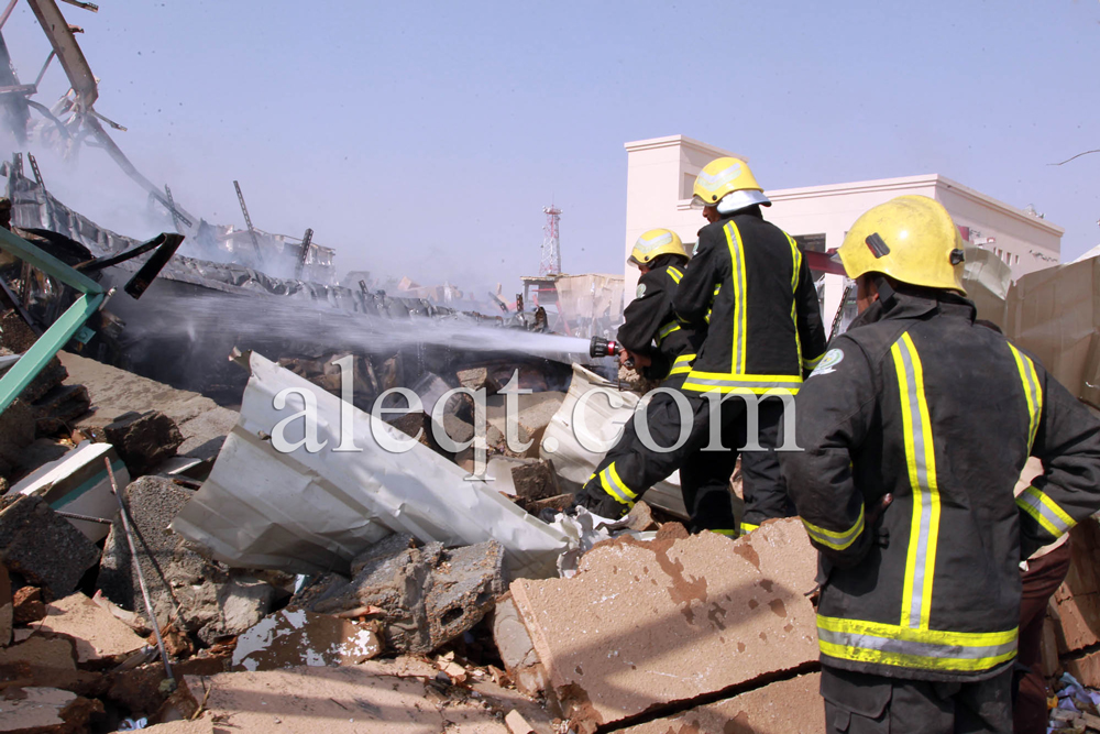 قصة مصورة .. خادم الحرمين يوجه بمتابعة المصابين في حادث انفجار شاحنة الغاز