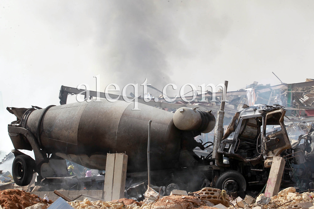قصة مصورة .. خادم الحرمين يوجه بمتابعة المصابين في حادث انفجار شاحنة الغاز